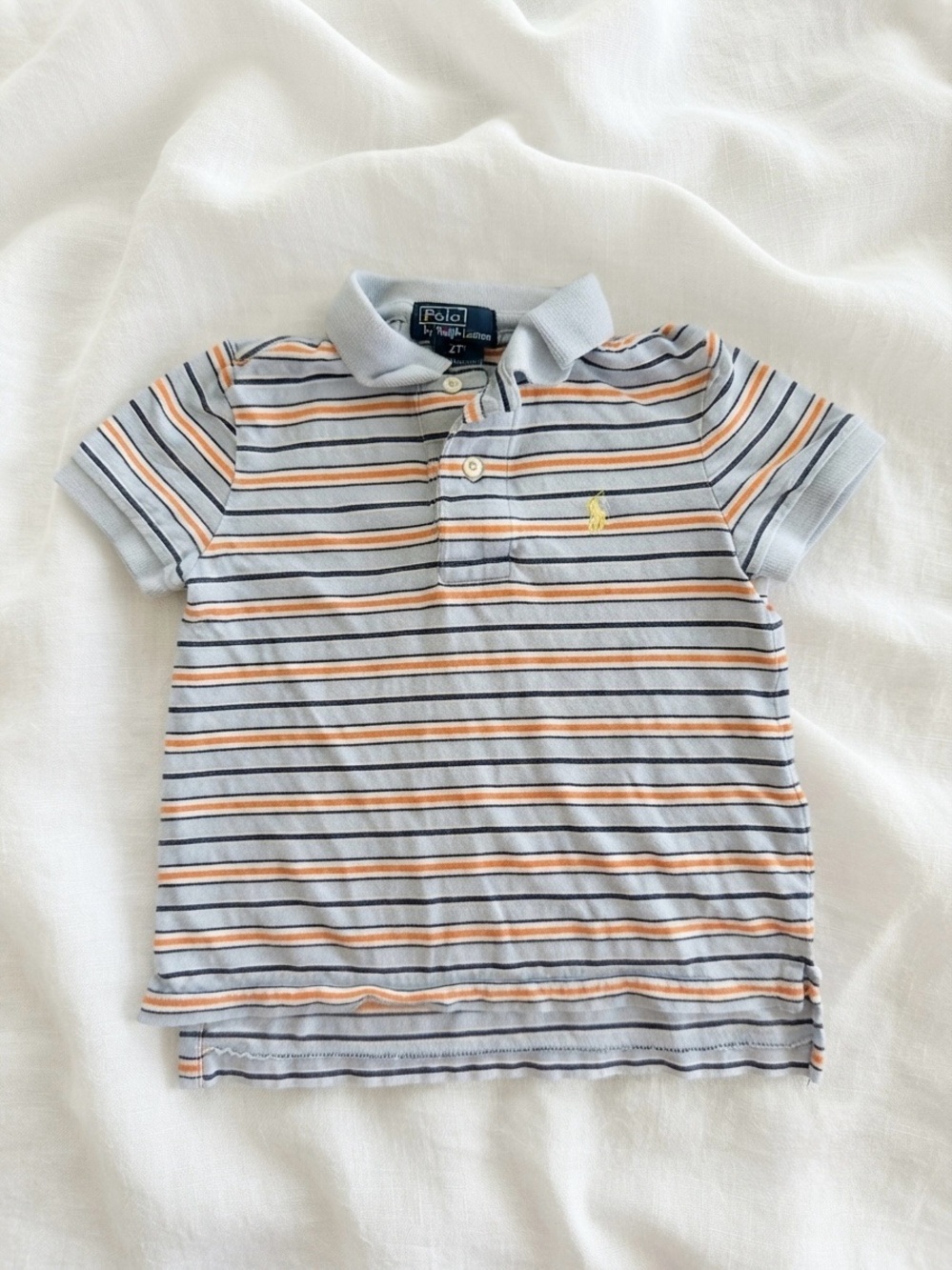 Y2K Striped Polo Ralph Lauren Boys Shirt | 2T